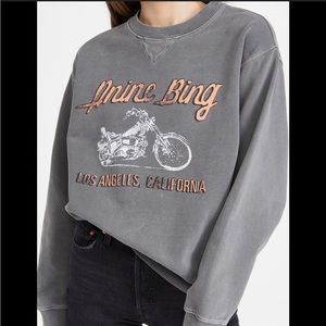 Anine Bing - Ramona Motorcycle Sweatshirt XS in excellent condition